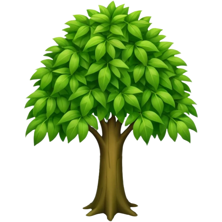 Tree plant emoji