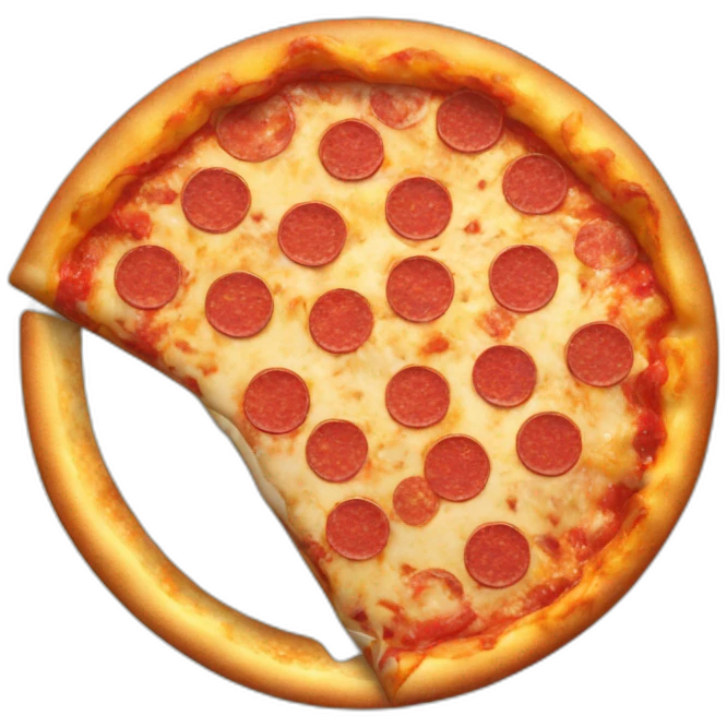 frisbee pizza emoji
