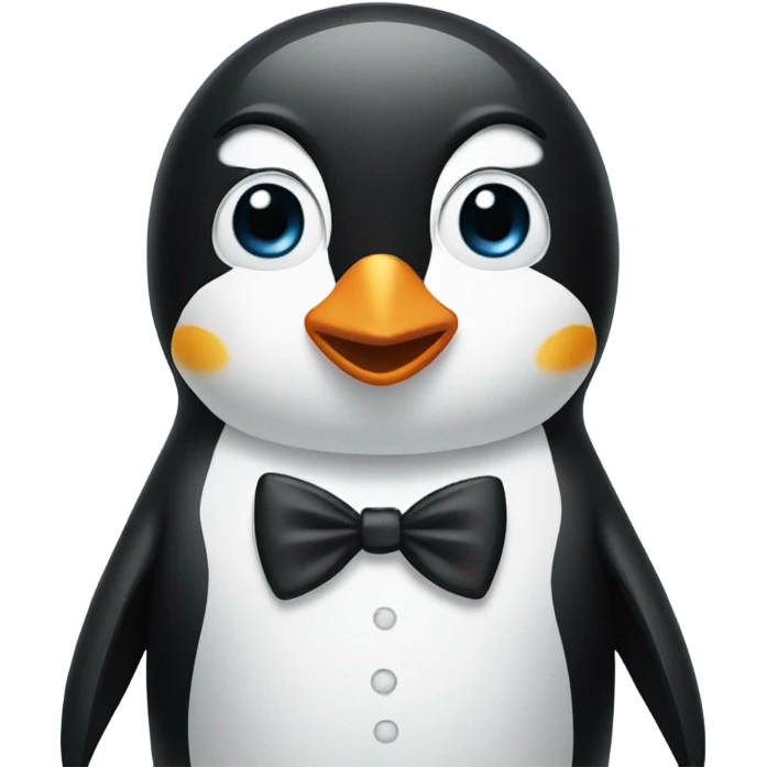 Penguin in a tuxedo emoji