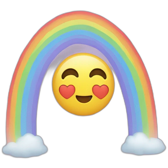 Coeur arc-en-ciel emoji