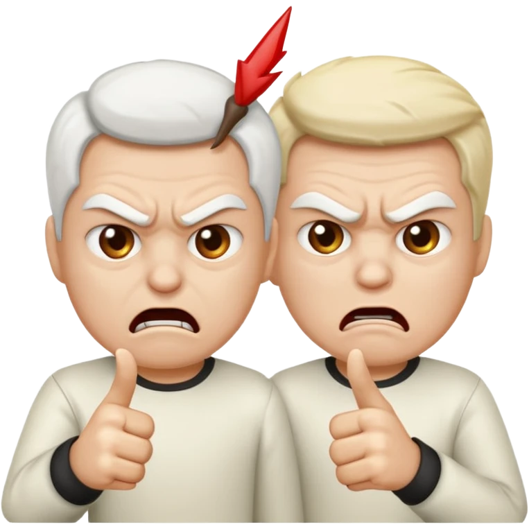 Two Soyjaks Pointing emoji