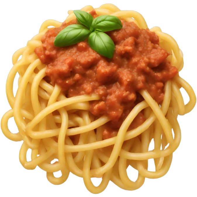 Spaghetti bolognese  emoji