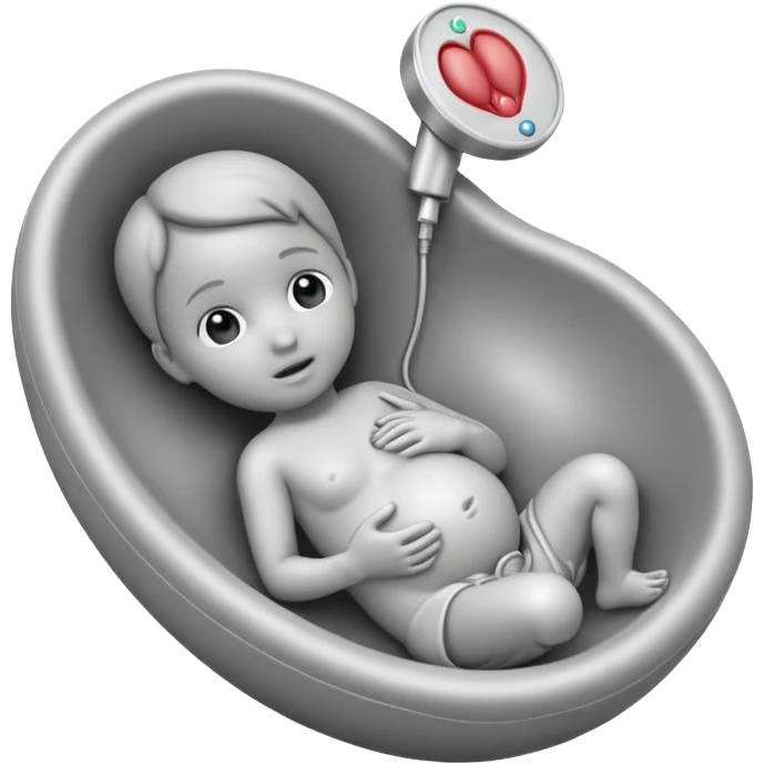 Fetal ultrasound emoji