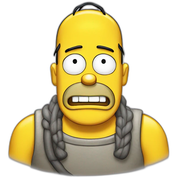 Chinese Homer simpson emoji