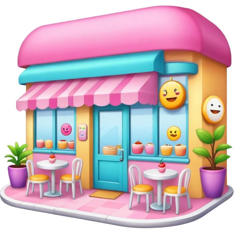 kawaii cafe clipart emoji