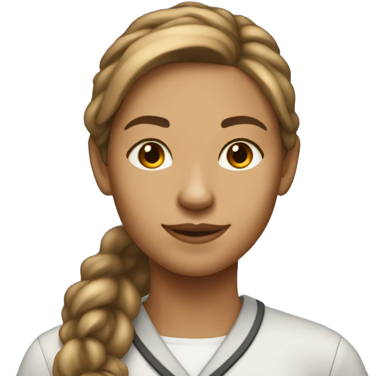 Computer science university, student woman, lighter skin   emoji