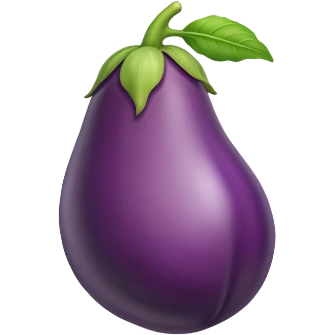 Eggplant peach emoji