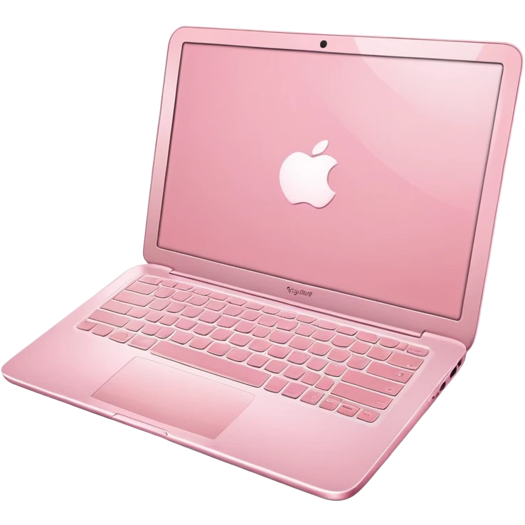 Light pink laptop emoji