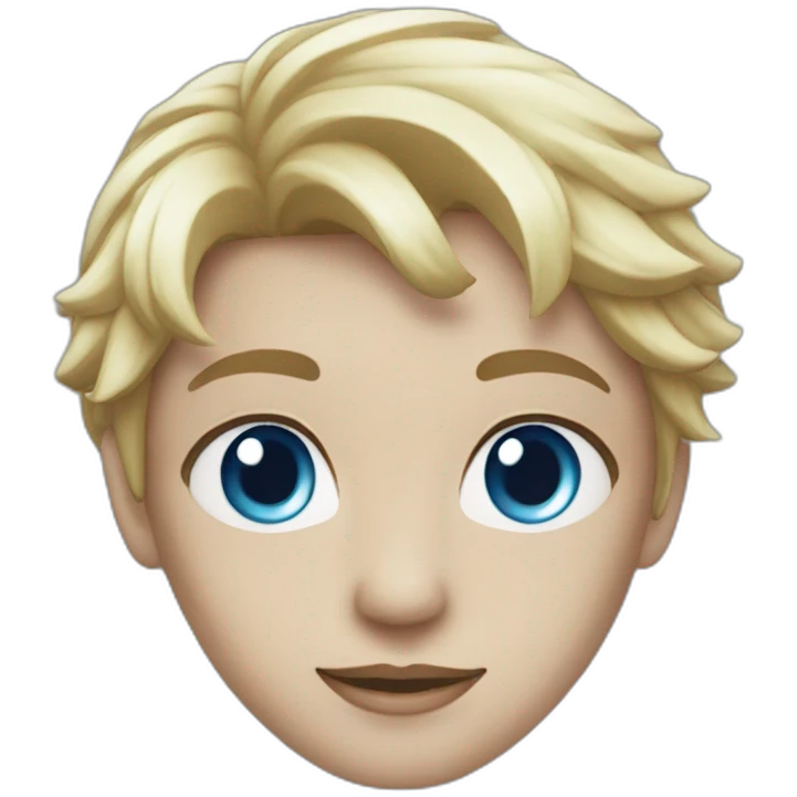Cœur bleu emoji