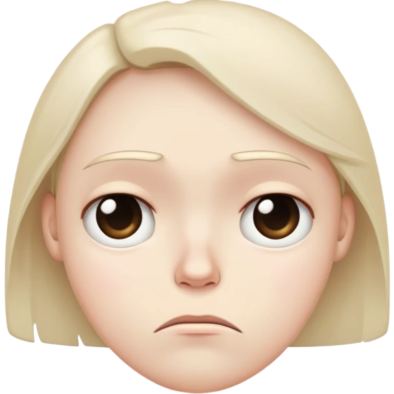 depressed face emoji