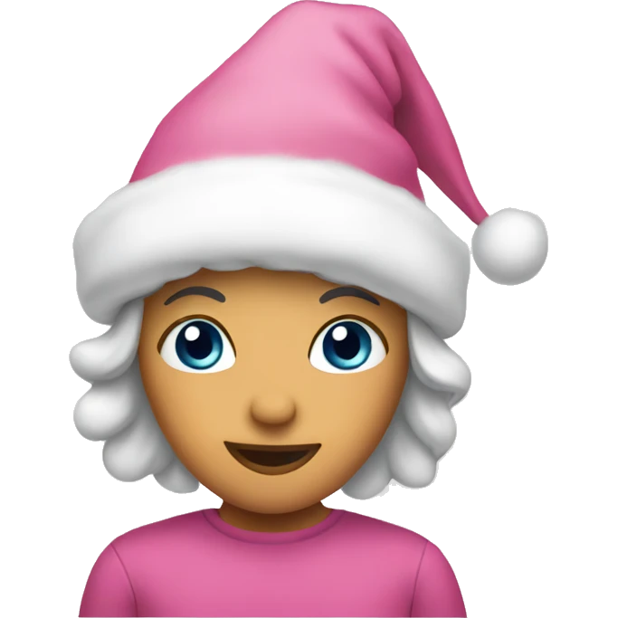 pink christmas emoji