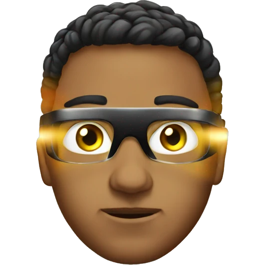 Laser eyes emoji