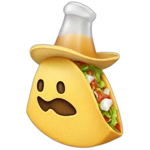 Chemical taco emoji