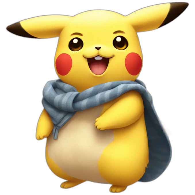 Pikachu saying goodnight emoji