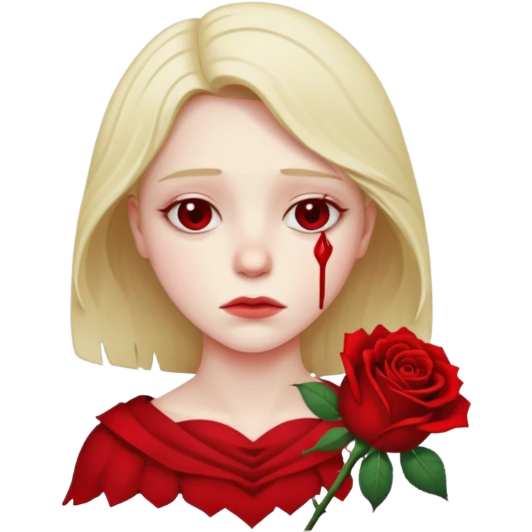 A heart break and a dying rose  emoji