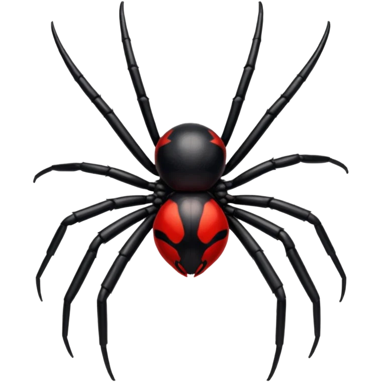 Black widow spider emoji