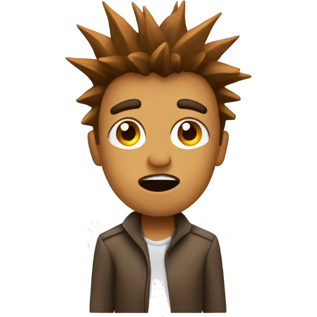 BROWN Spike qui pleure emoji