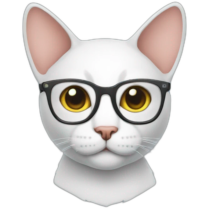 nerd cat emoji