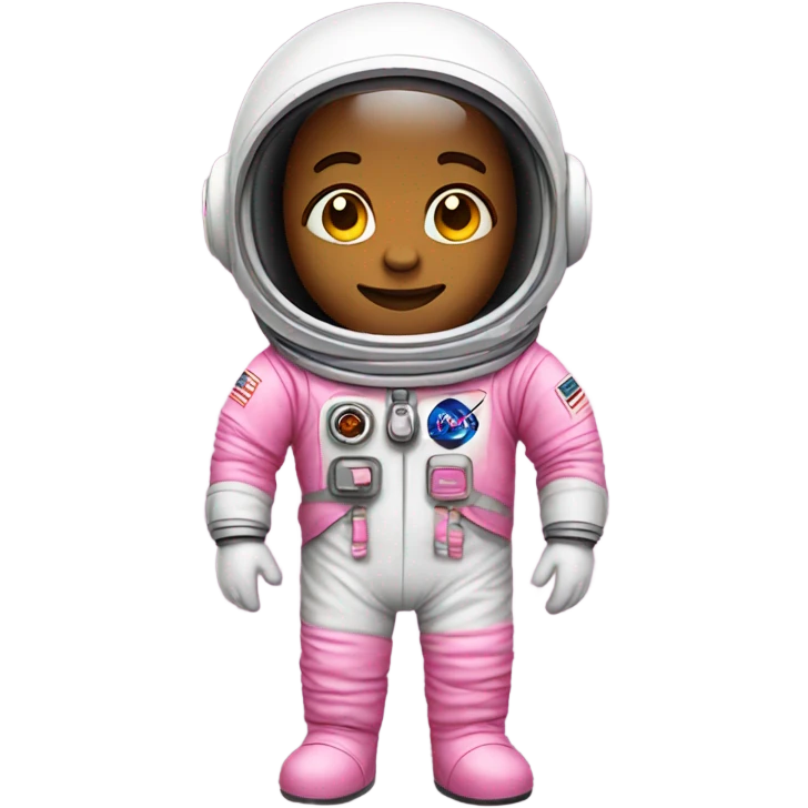 pink astronaut emoji