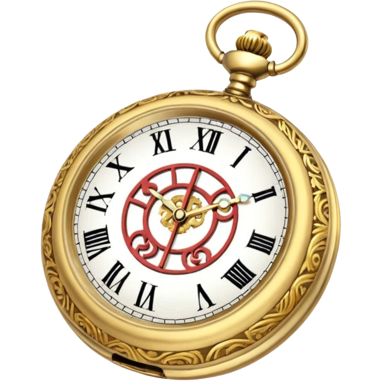 vintage pocket watch emoji