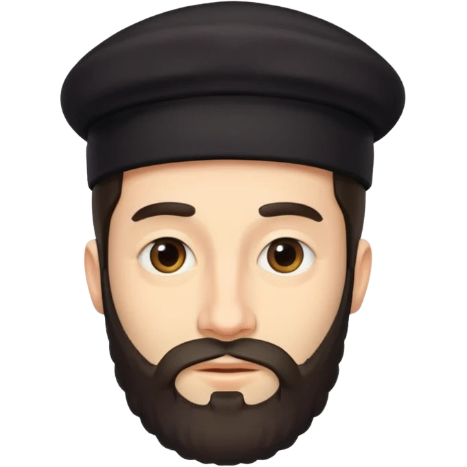 Orthodox Jewish male face emoji