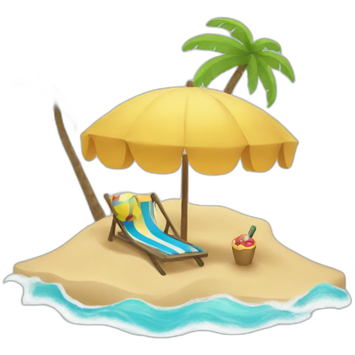 Beach emoji