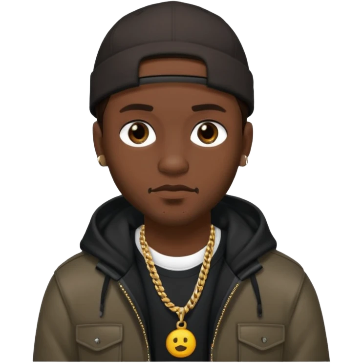 Jezzy, Rapper dark brown hair emoji