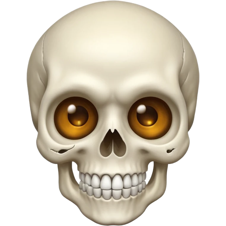 Skull pointing emoji