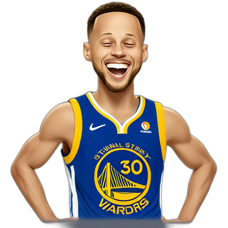 Stephen Curry laughing emoji