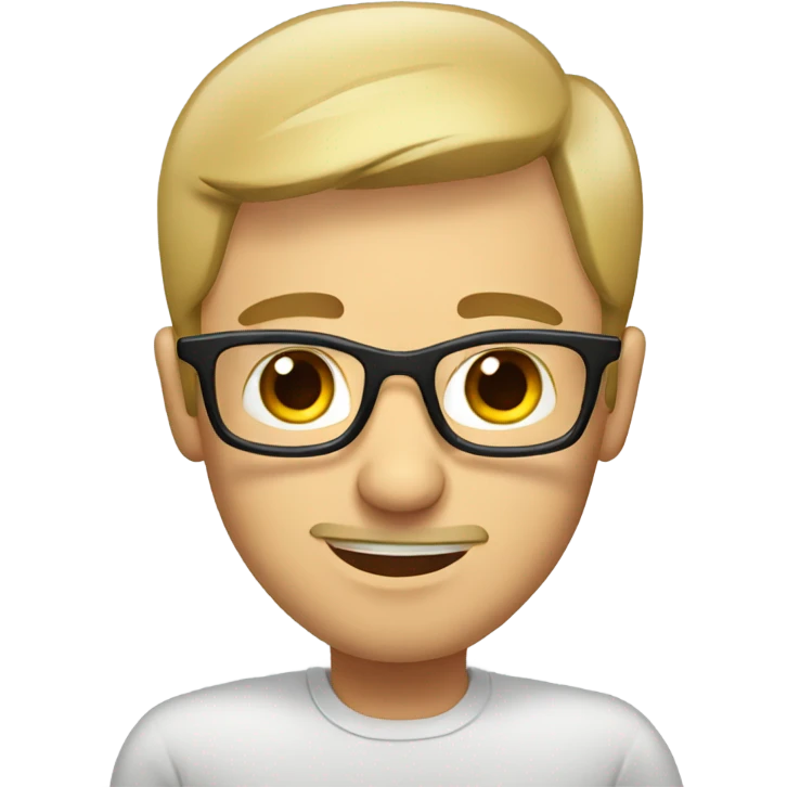 cartoon male portrait indoors emoji