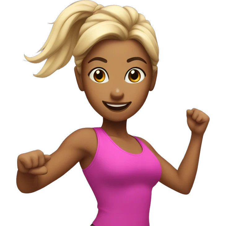 Dance fitness girl emoji