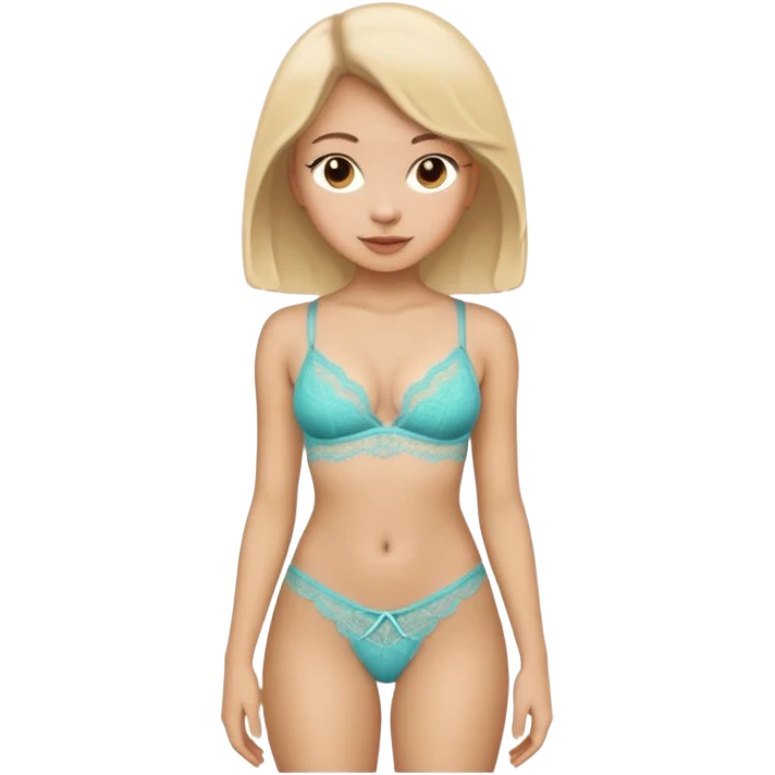 Girls with a thong
 emoji