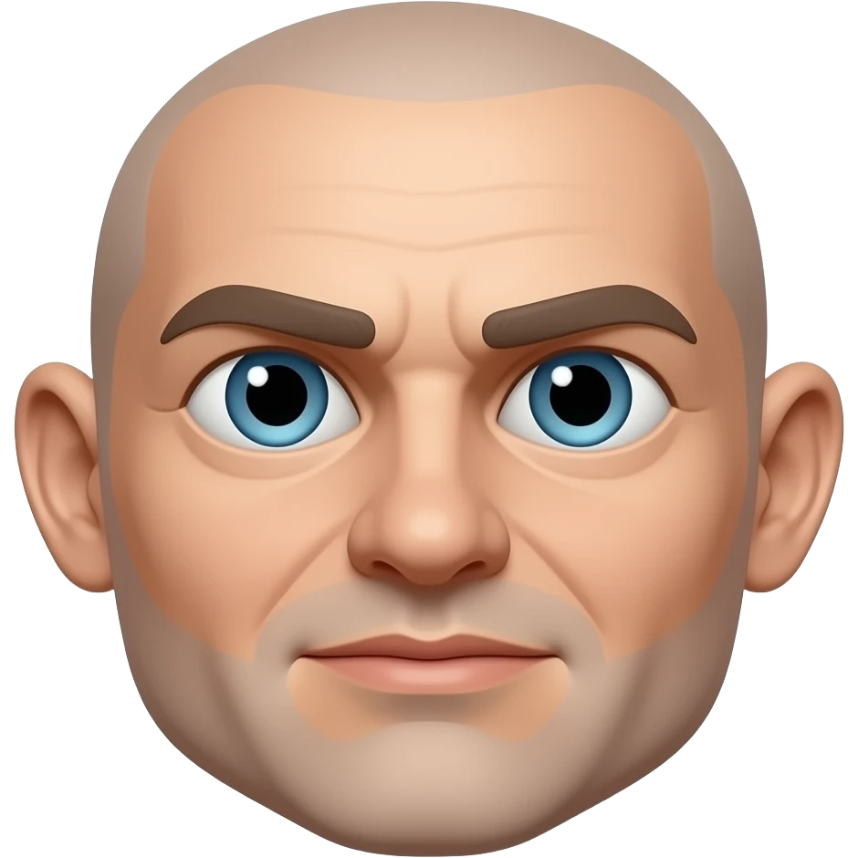 Distorted face emoji