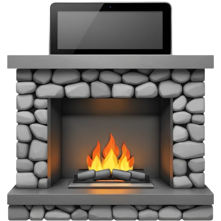 modern fireplace emoji