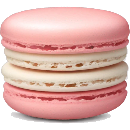 pale pink macaron emoji