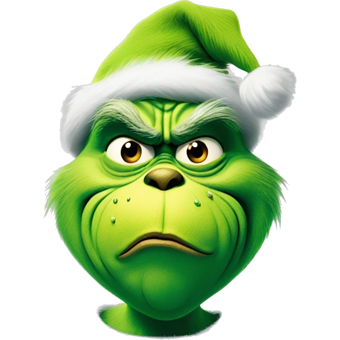 The grinch emoji