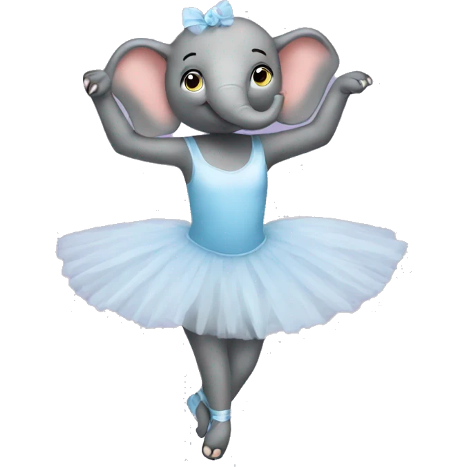 Elephant ballerina  emoji