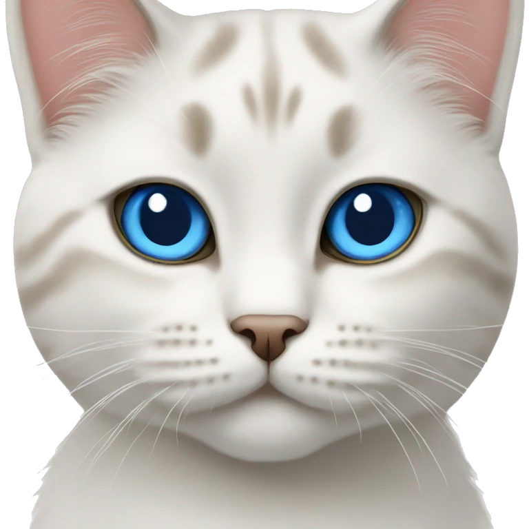 color point scottish cat blue eyes emoji