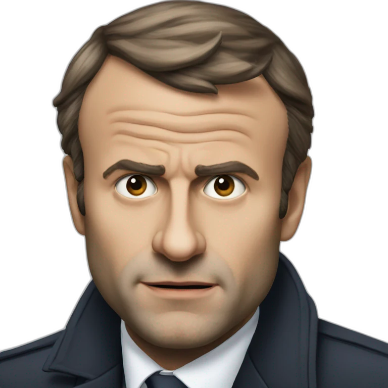 Emanuel macron qui fume emoji