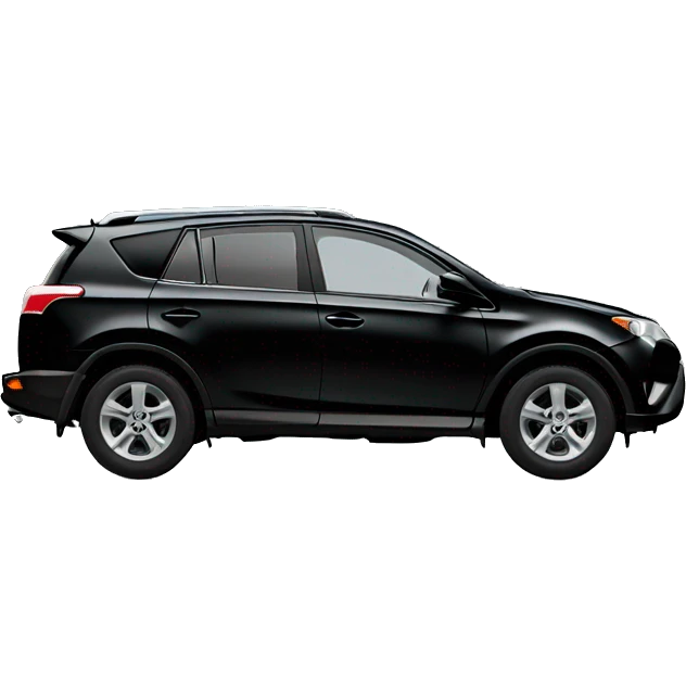 toyota rav4 black car emoji
