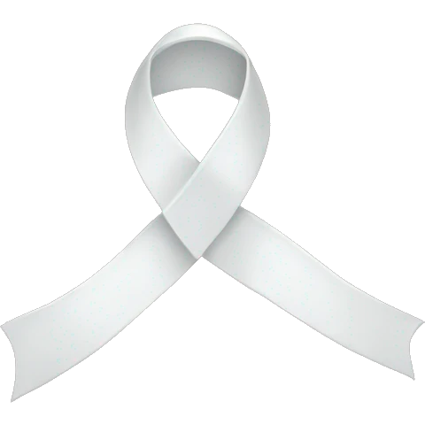 White ribbon emoji