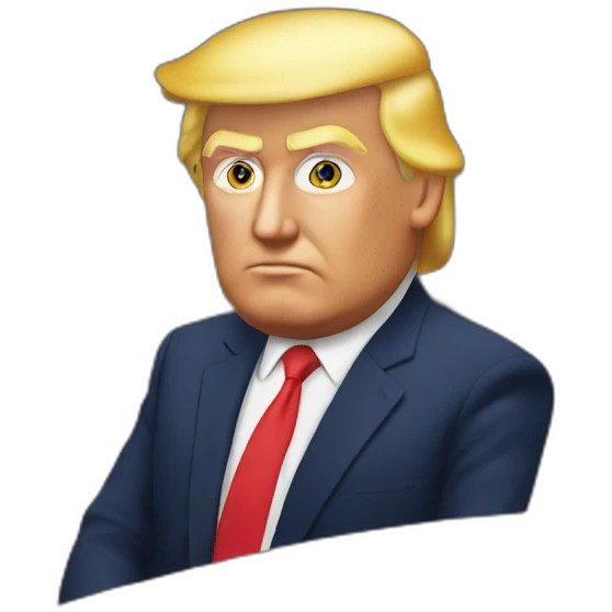 Trump in the car emoji