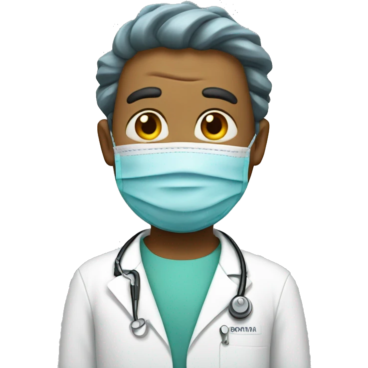 A caterpillar surgeon emoji