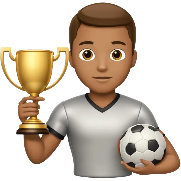 trophy football player  emoji