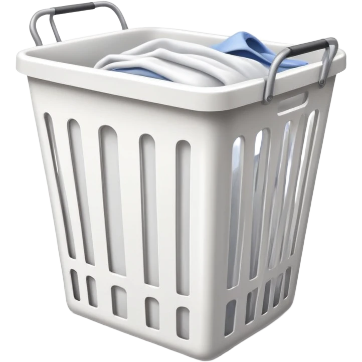 laundry white clothes in a basket emoji