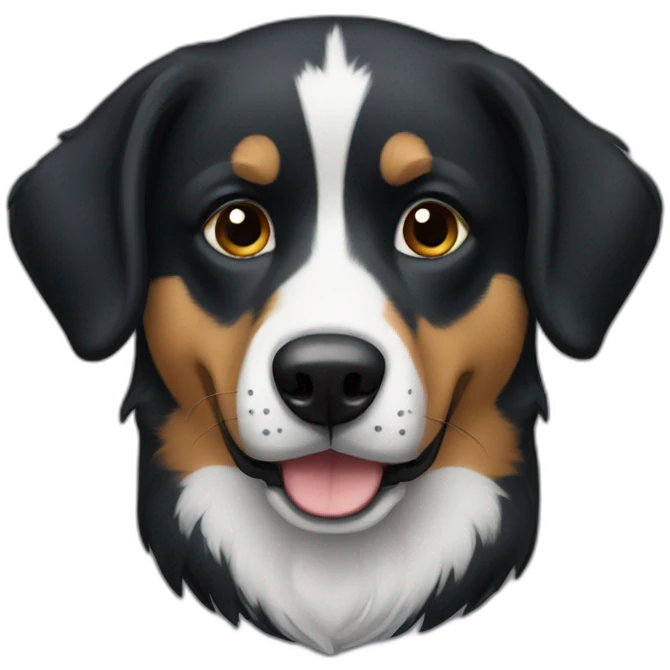 Schwarzer Hund emoji