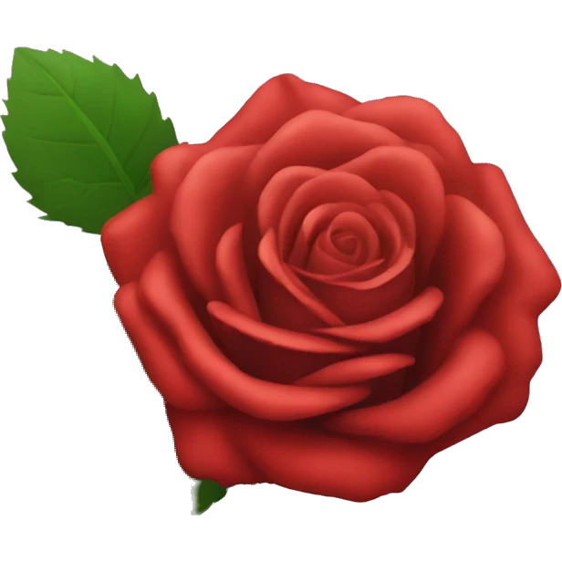 Red rose emoji