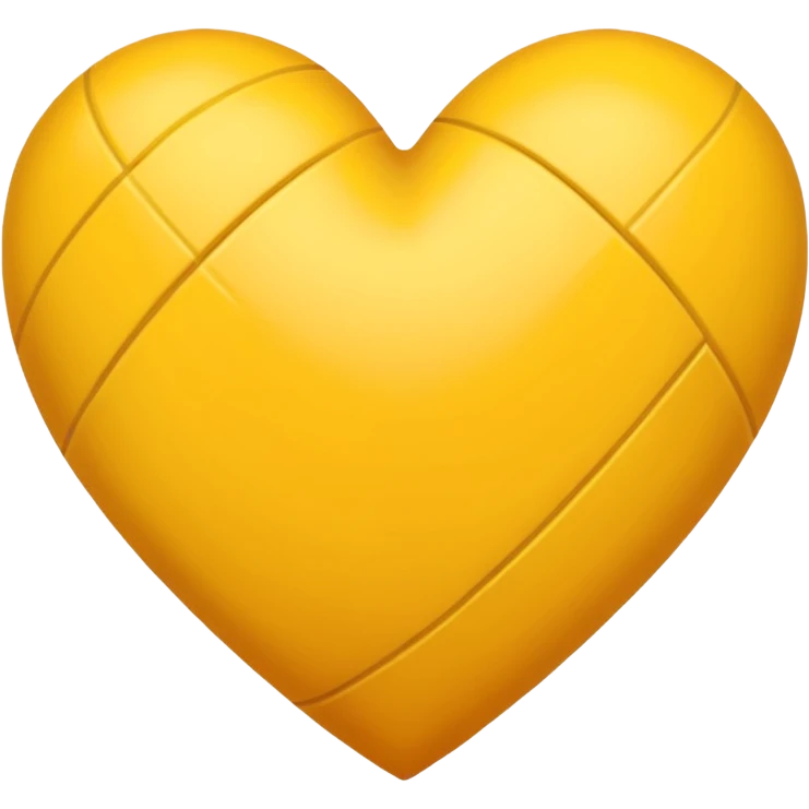 yellow heart with checkered pattern emoji