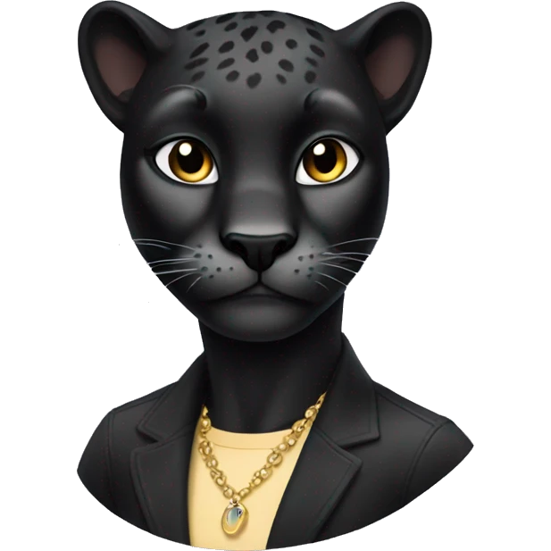 glamour panther emoji