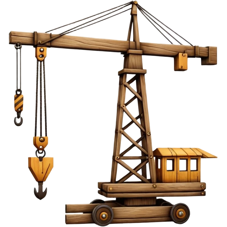 єгіпетьский кран з дерева emoji